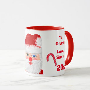 Caneca Nome de Natal de Papais noeis de Amor