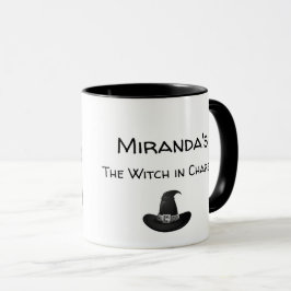 Caneca Nome de personalização mágica da bruxa
