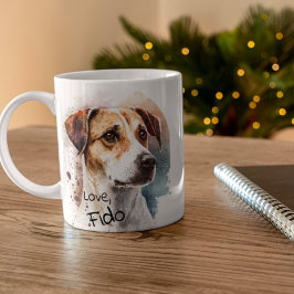 Caneca Nome de Pet Personalizável para Prezados Pais de C