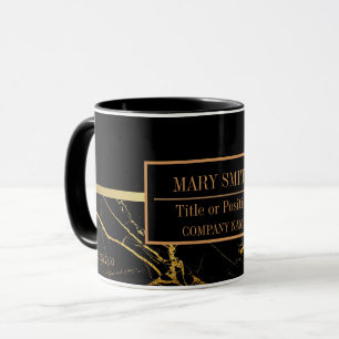 Caneca Nome do Adicionar Comercial Moderno do Marble