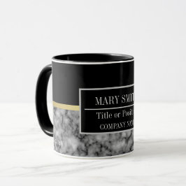 Caneca Nome do Adicionar Comercial Moderno do Marble