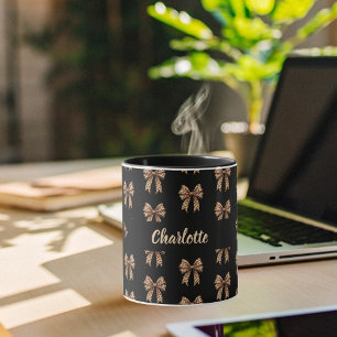 Caneca Nome do arco-leopardo negro