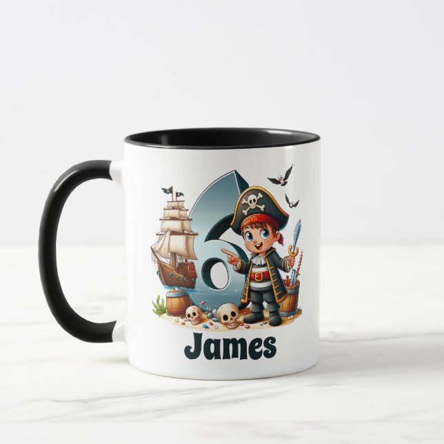 Caneca Nome do capitão Jolly Journey (Esquerda)