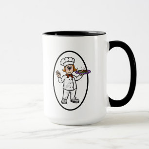 Caneca Nome do Chef de Mulher Mug