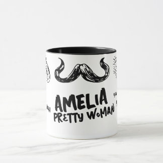 Caneca "[Nome do Proprietário] Mulher Bonito sim, sim, si