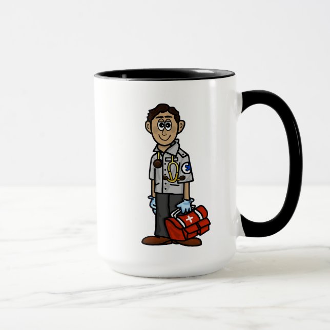 Caneca Nome do Trabalhador EMS Masculino Mug Olive Esfola (Direita)