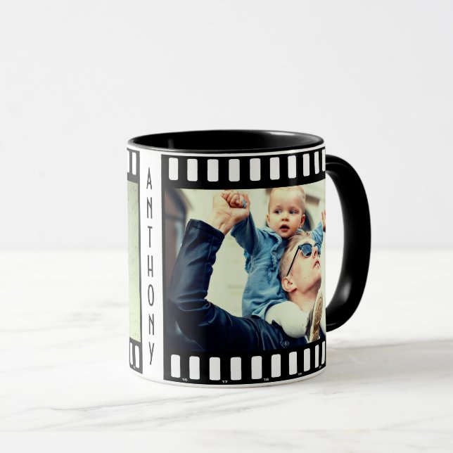 Caneca Nome e foto personalizados (Frente Esquerda)
