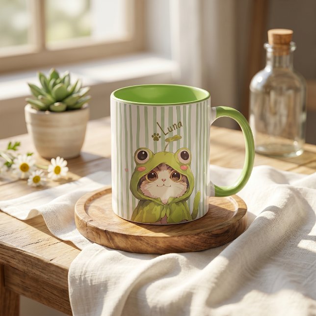 Caneca Nome e Foto Simples Modernos de Pet (Criador carregado)