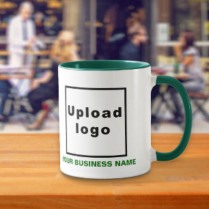 Caneca Nome e logotipo da empresa no Green Combo Mug