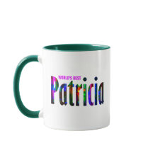 Nome "Patricia" de Abstrato Rico Personalizado
