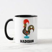 Nome Personalizado Barcelos Português Rooster Pret