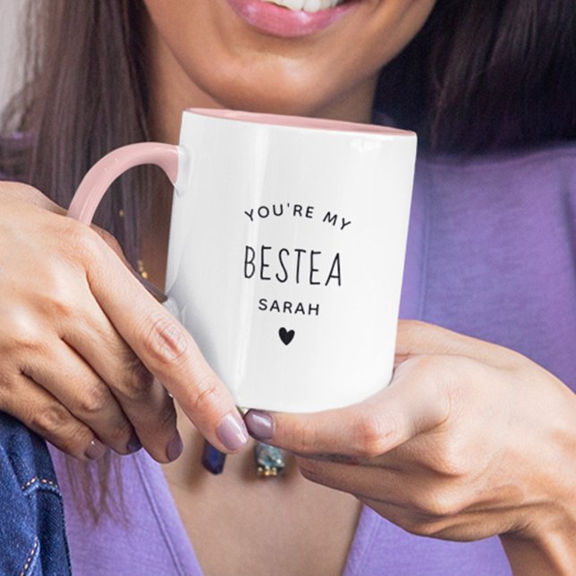 Caneca Nome Personalizado Bestea Galentine - Melhor Diver (Criador carregado)