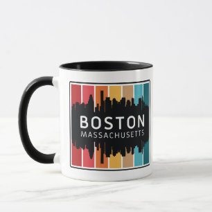 Caneca Nome Personalizado Boston Massachusetts