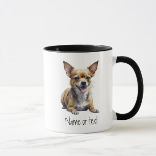 Caneca Nome Personalizado Chihuahua, Animal Cachorro de E