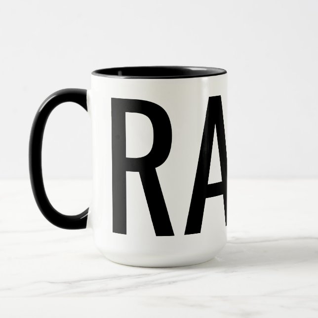 Caneca Nome personalizado CRAP / RAP mug (Esquerda)