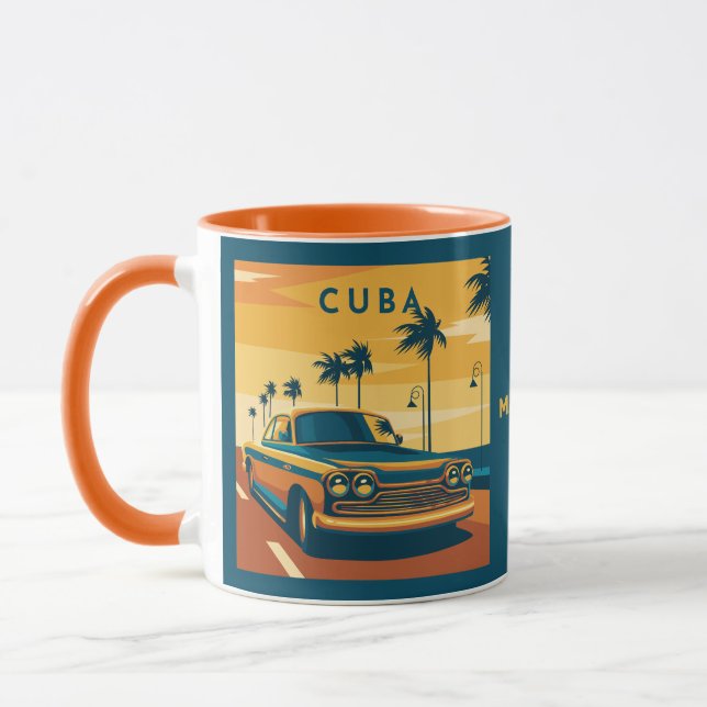 Caneca Nome personalizado Cuba (Esquerda)