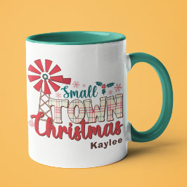 Caneca Nome Personalizado Da Tipografia Russa De Natal Em