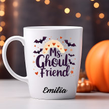 Nome Personalizado de GhoulFria Halloween Mug