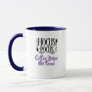 Caneca Nome Personalizado 'Hocus Pocus Café Me Ajuda a Fo