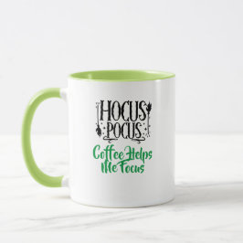 Caneca Nome Personalizado 'Hocus Pocus Café Me Ajuda a Fo