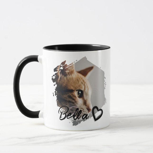 Caneca Nome Personalizado legal e Foto para sua Pet (Esquerda)