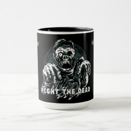 Caneca Nome personalizado "Luta contra o Morto"