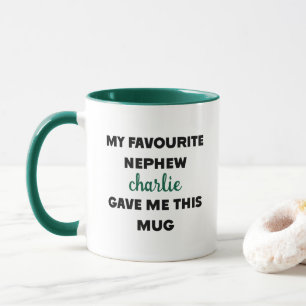 Caneca Nome Personalizado Meu Sobrinho Favorito Me Deu Is