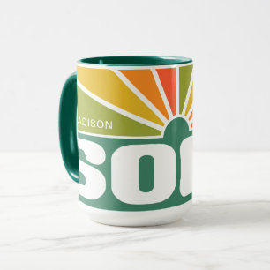 Caneca Nome personalizado Mudanças de música SOUL