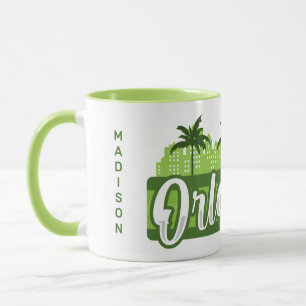 Caneca Nome Personalizado Orlando Flórida