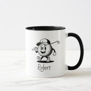 Caneca Nome Personalizado Personagem Divertido 