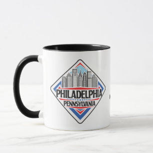 Caneca Nome Personalizado Philadelphia Pensilvânia