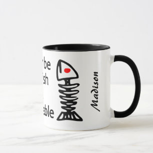 Caneca Nome personalizado Poker Fish mugs