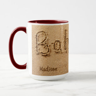Caneca Nome Personalizado Praia das Bahamas