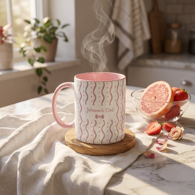 Caneca Nome Personalizado Presente para Novo Pai Dia dos  (Criador carregado)