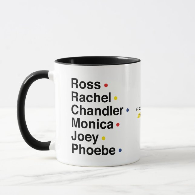 Caneca Nomes dos Personagens | FRIENDS™ (Esquerda)