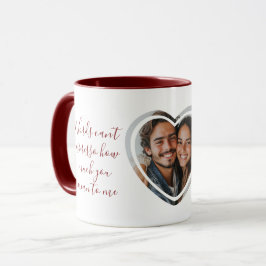 Caneca Nomes Personalizados de Citação de Amor I Heart Sh