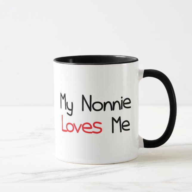 Caneca Nonnie ama-me (Direita)