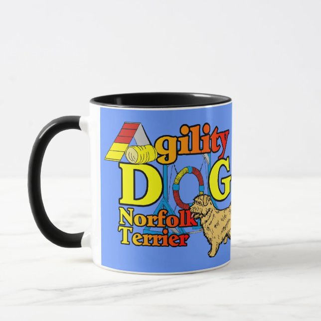 Caneca Norfolk_Terrier_Agilidade (Esquerda)