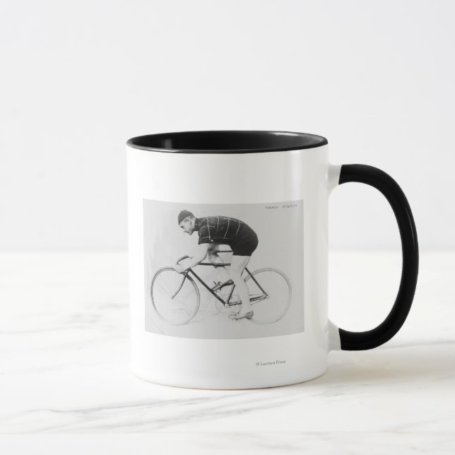 Caneca Norman Anderson - Visão lateral da bicicleta de co (Direita)