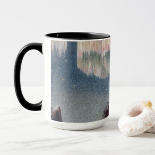Caneca Norte Aurora Borealis Luz Destino