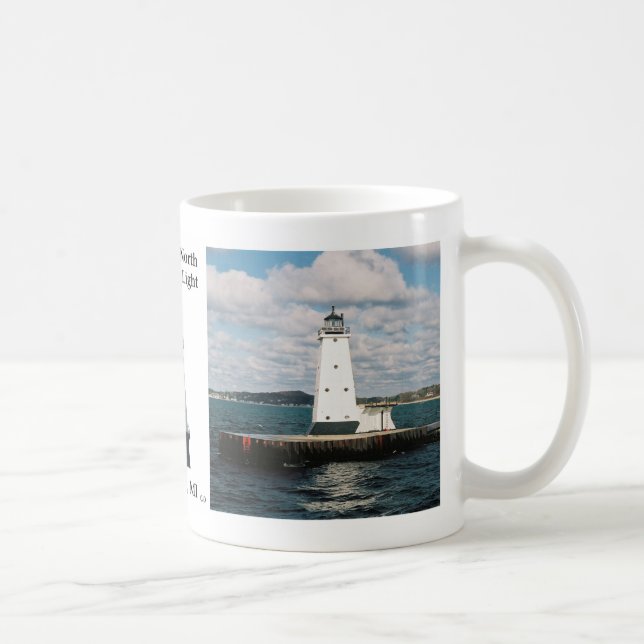 Caneca norte da luz do quebra-mar de Ludington (Direita)