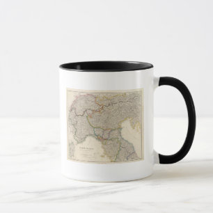 Caneca Norte de Itália com Sardenha