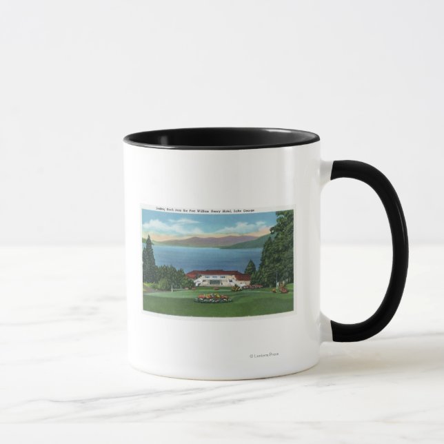 Caneca Norte Vista do lago de Ft William Henry (Direita)