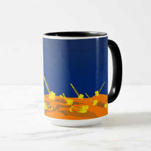 Caneca Northwest Crane and Shovel OPERANDO arte de ENGENH