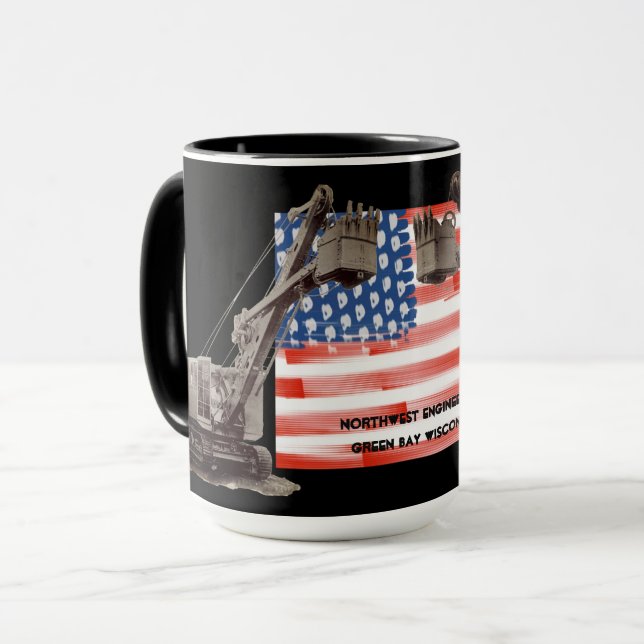 Caneca Northwest Engineering Green Bay Wisconsin Crane (Frente Esquerda)