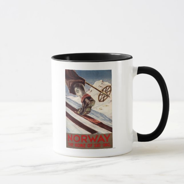Caneca Noruega - A Casa do Esqui (Direita)