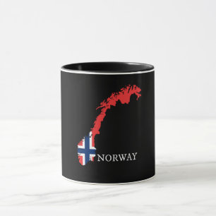 Caneca Noruega - Bandeira da Noruega