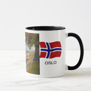Caneca Noruega, porto de Oslo; porto
