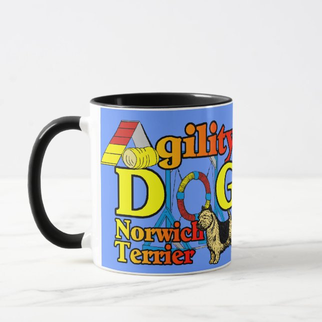 Caneca Norwich_Terrier_Agilidade (Esquerda)