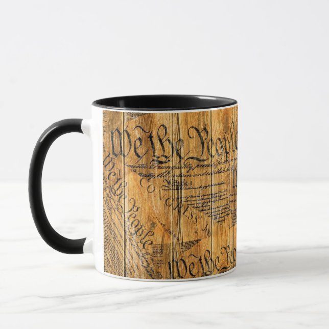 Caneca Nós, A Constituição Pessoas Americana, Madeira Rús (Esquerda)